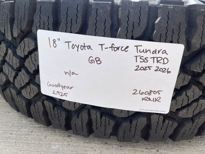 18" Toyota Tundra TSS T FORCE TRD OEM wheels rims Sequoia SET 2026 2027 NEW