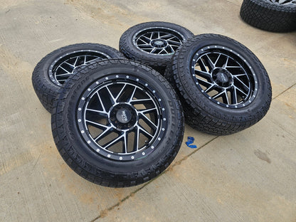 20x9 20" MOTO METAL MO985 Breakout Silverado RAM Tacoma wheels rims 6x139 6x5.5