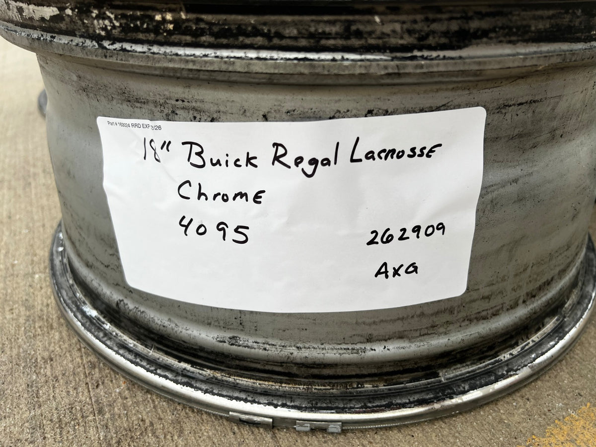 18" Buick Regal Lacrosse Allure OEM 4095 wheels rims CHROME