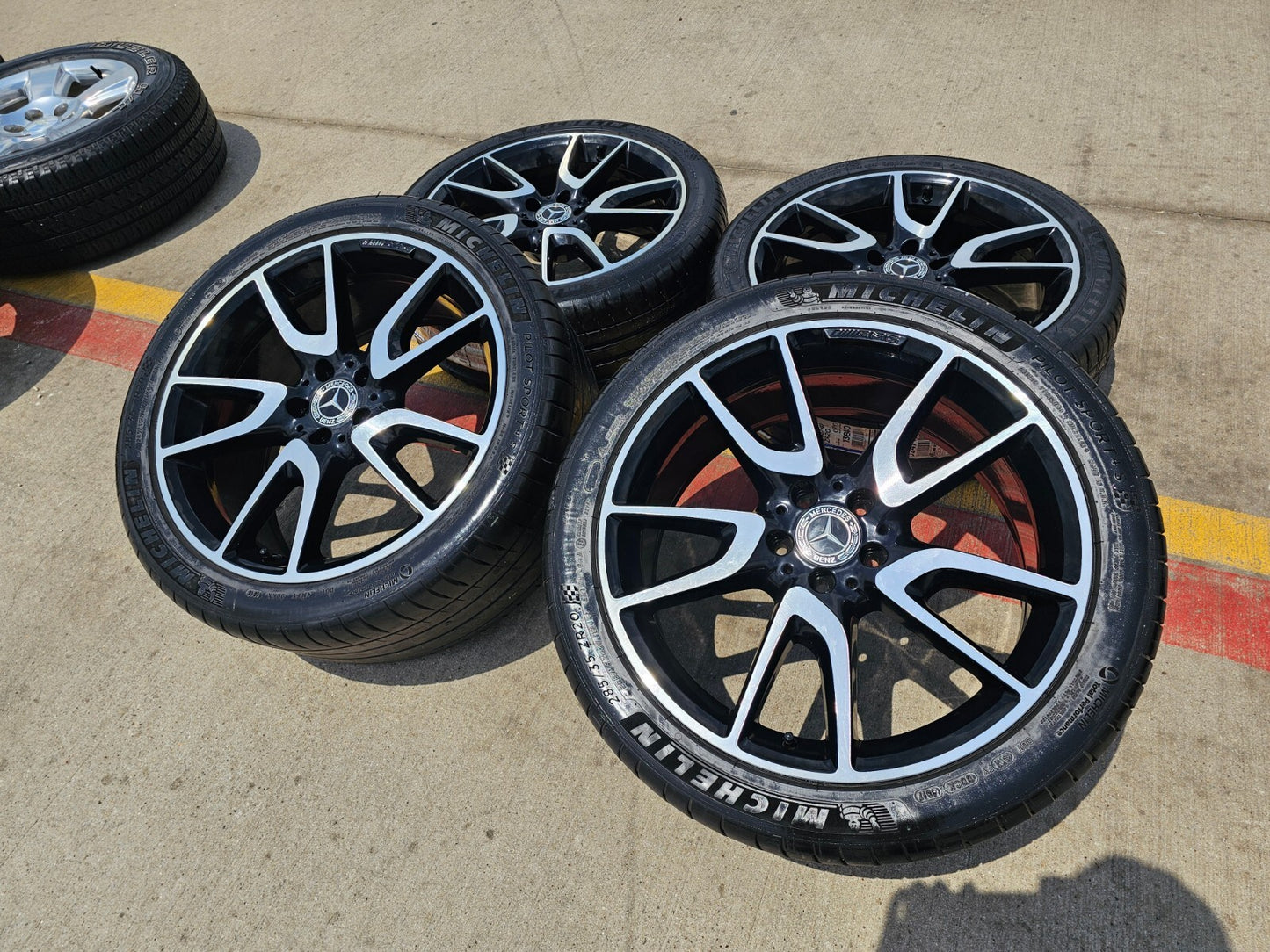 20" Mercedes E43 E53 E400 AMG S580 S65 S63 OEM 85543 85544 wheels rims