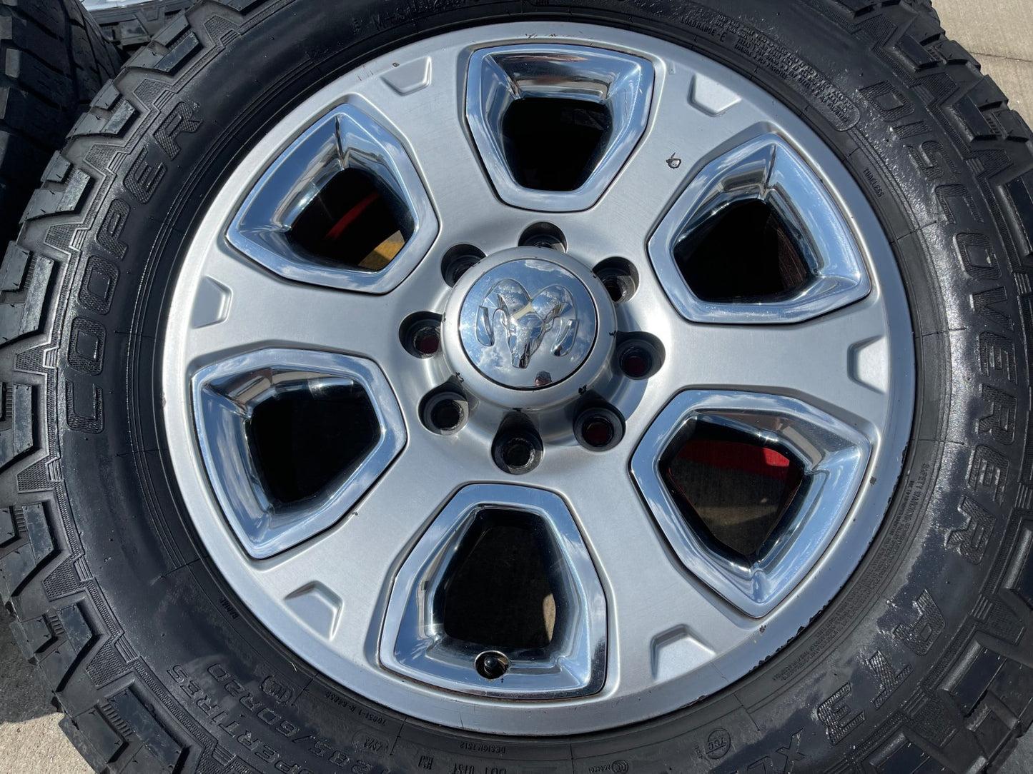 20" Dodge Ram 2500 3500 OEM 2477 CHROME wheels rims tires SET