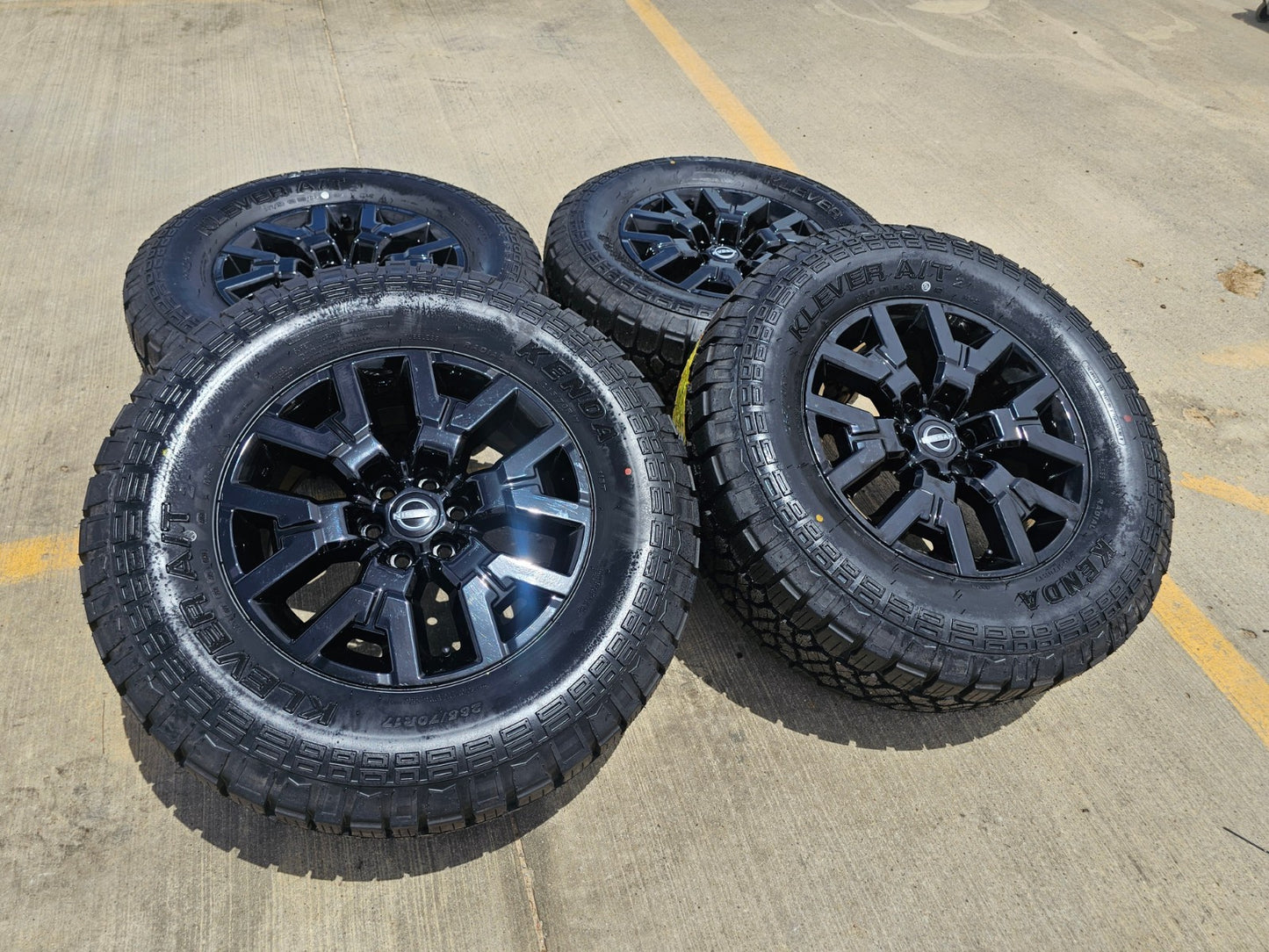 17" Nissan Frontier OEM Desert Runner 62832 wheels rims tires KENDA A/T2 NEW