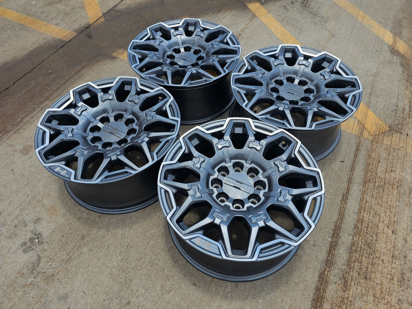 22" Hummer EV HEV 2500 OEM 8x165 14094 wheels rims 2023 2024 2025 2026 2027