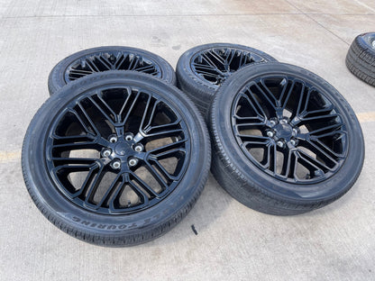 22" Jeep Grand Wagoneer OEM LIMITED 9317 rims wheels RAM 1500 2023 2024 2025