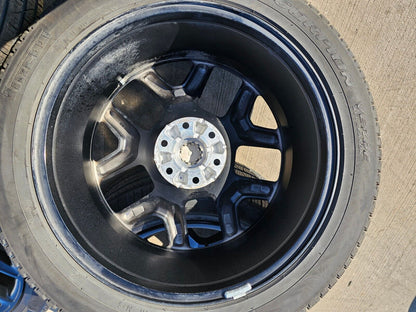 22" Dodge Ram 1500 OEM LIMITED Laramie wheels rims black 2725 2684 tires