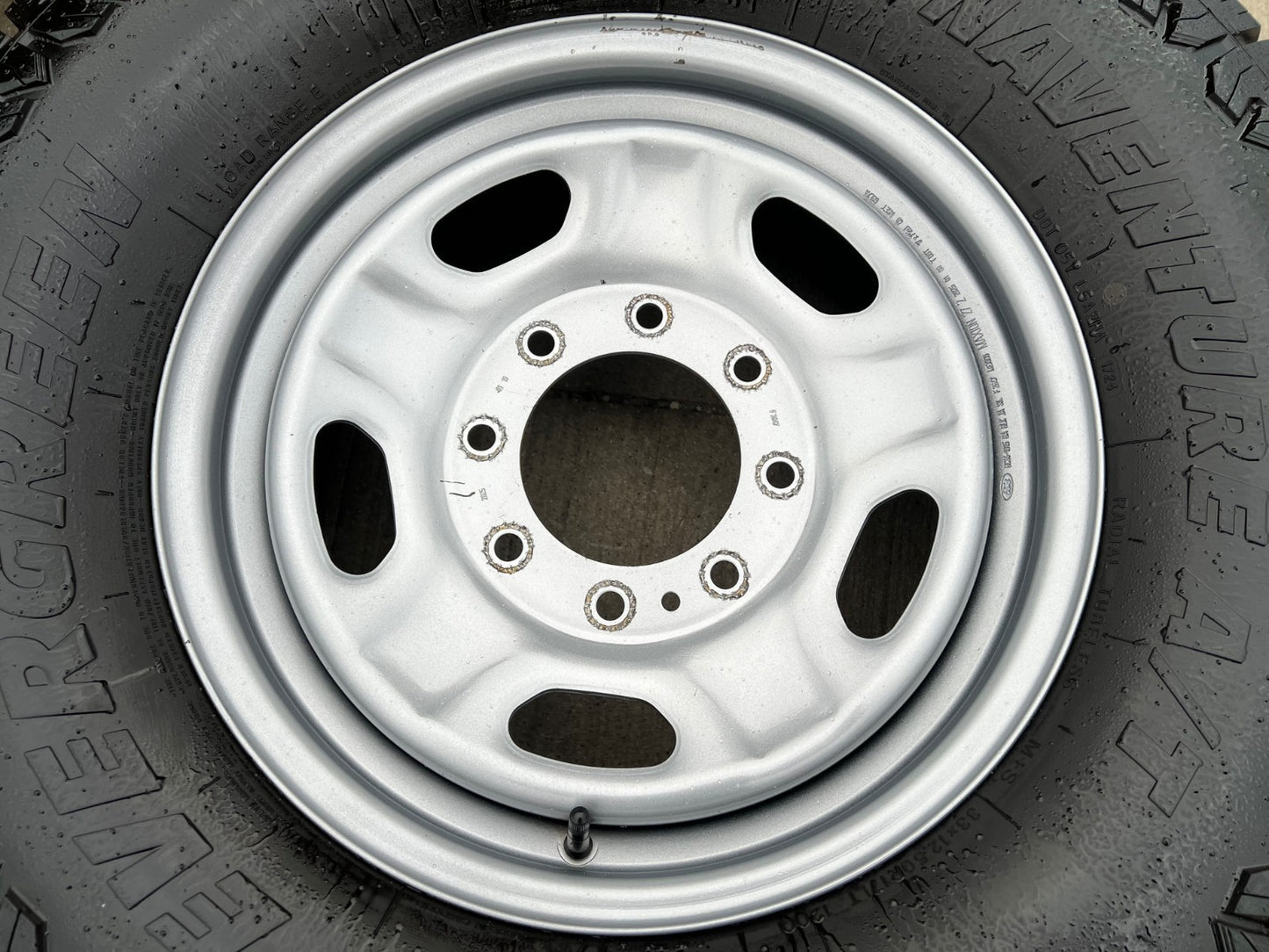 17" Ford F-250 F-350 OEM 3828 wheels rims tires A/T 33"