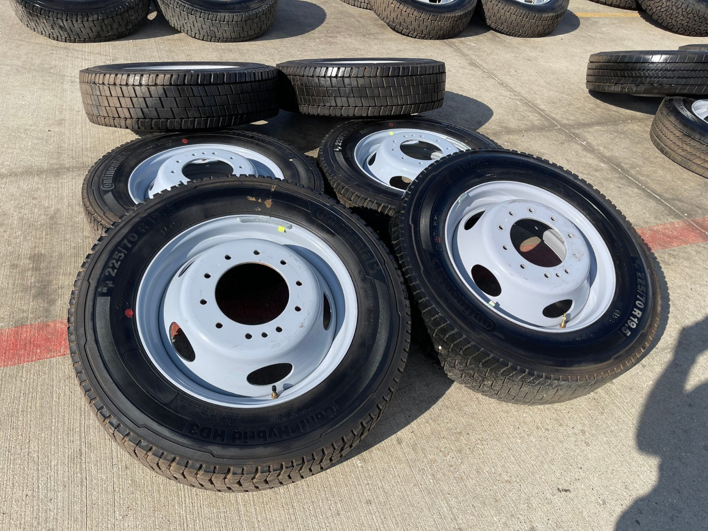 19.5" Ford F-450 Dually F-550 rims wheels RAM 4500 OEM 10x225 2024 2025 2026