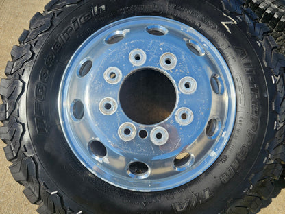 17" Dodge Ram 3500 Dually Laramie 8x200 wheels rims 2701 2702 OEM SET FALKEN