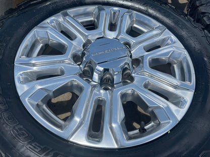 20" GMC Sierra Denali 2500 3500 OEM 5957 wheels rims 2024 2025 NEW BFG KO2