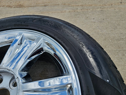 (1) 20" Chevy Silverado Tahoe Suburban chrome OEM Replica 5416 wheel rim spare