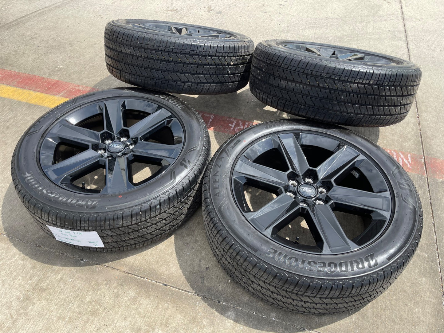 22" Ford F-150 LOBO LARIAT OEM black rims wheels tires Expedition 2026 2027 NEW