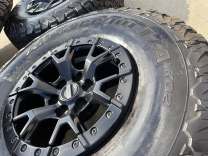 17" Ford F-150 Raptor R OEM BEADLOCK 10460 rims wheels 37" tires BFG