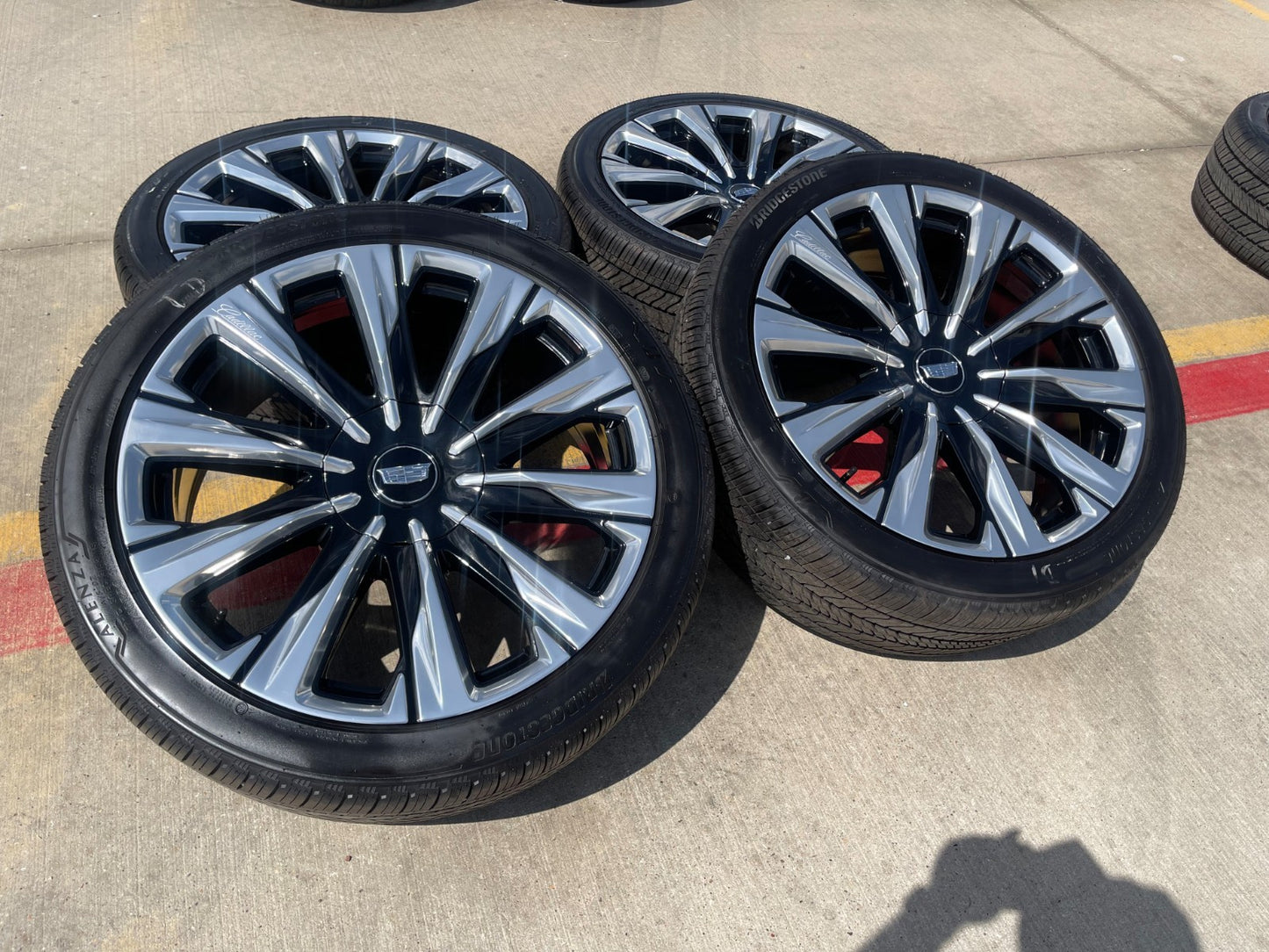 24" Cadillac Escalade PLATINUM OEM wheels rims V SET 2024 2025 2026 2027 NEW