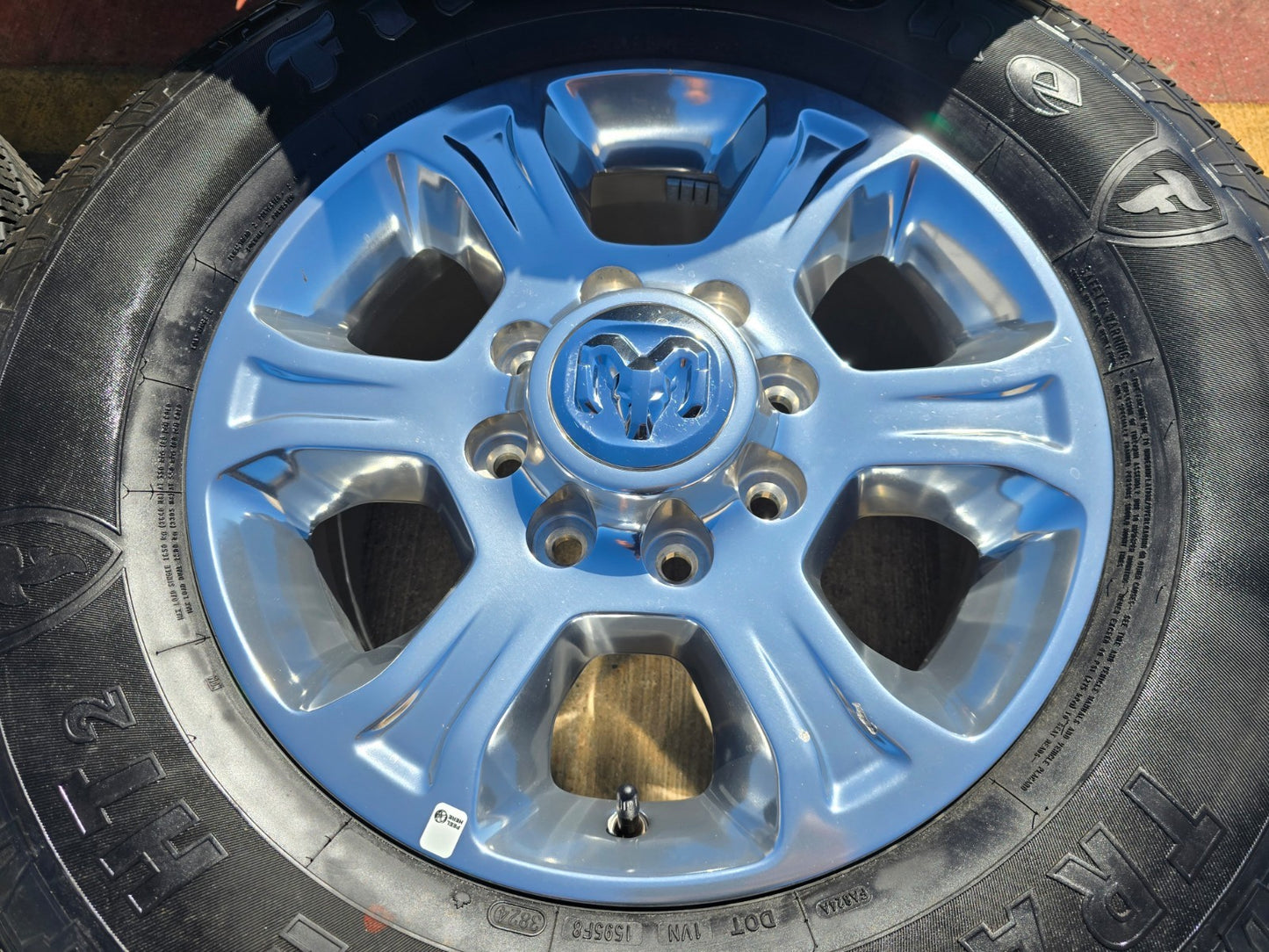 18" Ram 2500 3500 Laramie Power Wagon OEM wheels rims 2692 tires FIRESTONE