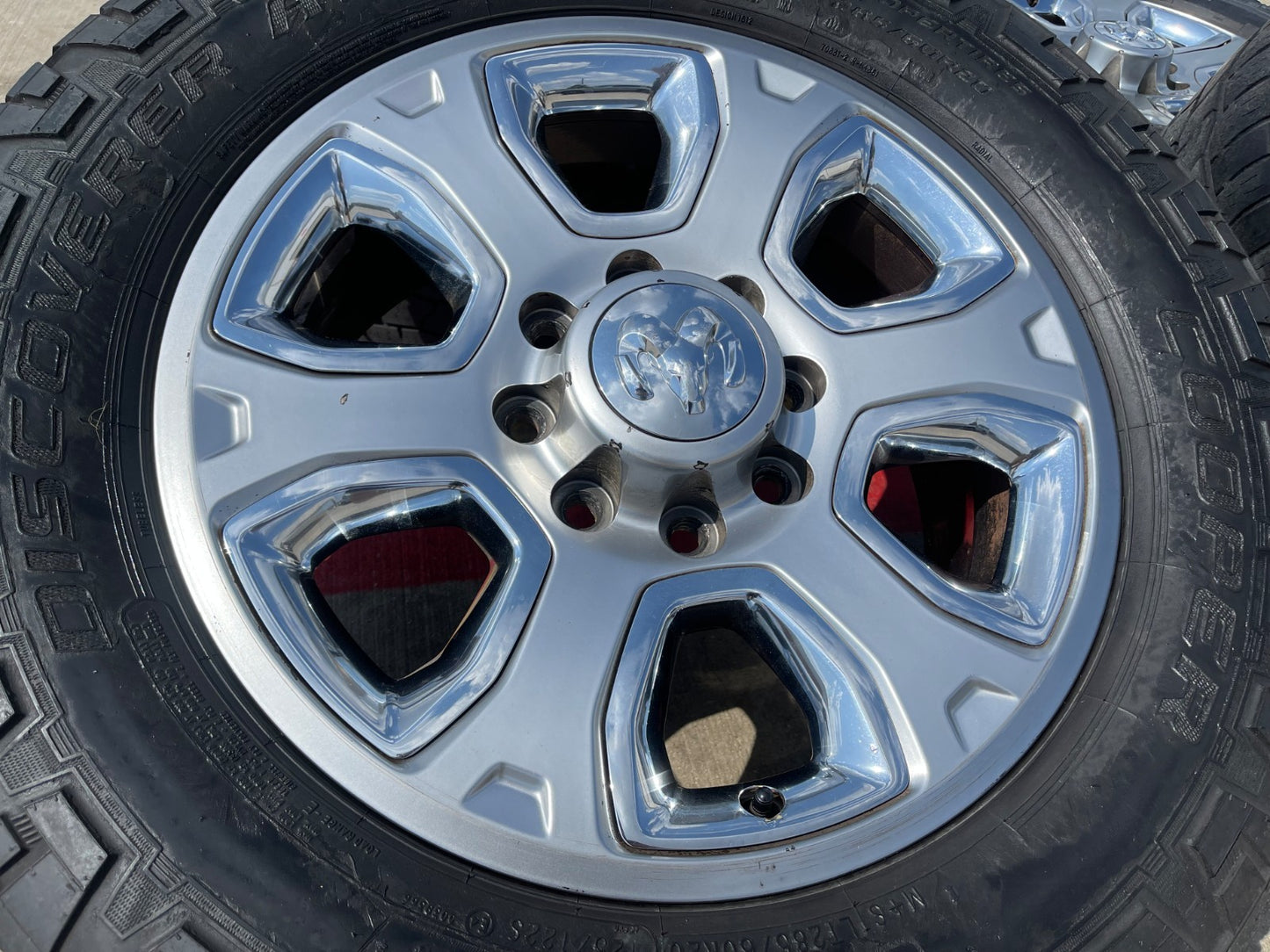 20" Dodge Ram 2500 3500 OEM 2477 CHROME wheels rims tires SET