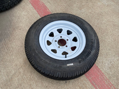 (1) 14x5.5 KWC Trailer steel wheel rim tire 5x114.3 5x4.5