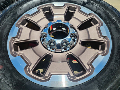 20" Ford F-250 F-350 OEM 10487 LIMITED KING RANCH tan wheels rims SET 2025 2026
