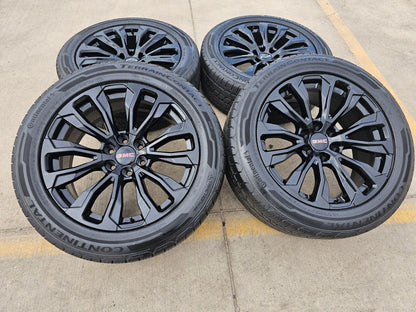 22" GMC Yukon Sierra DENALI OEM wheels rims 14025 97000 tires 2022 2023 2024 NEW