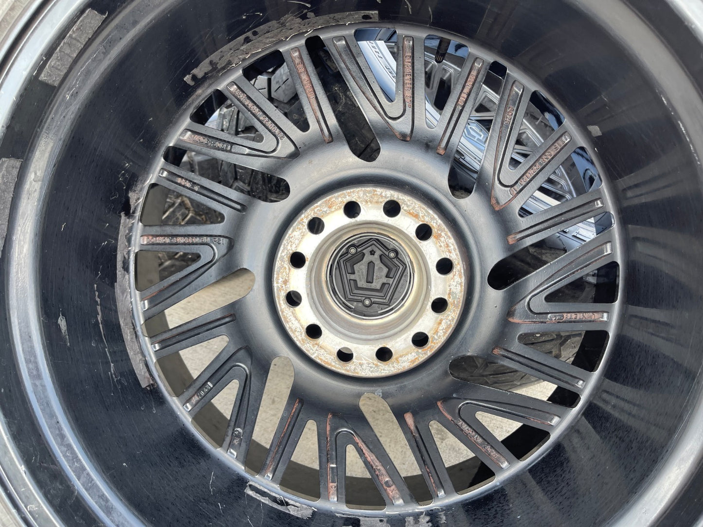 22x12 TIS 553B Chevy Silverado Ford F-150 RAM wheels rims 6x139 6x135
