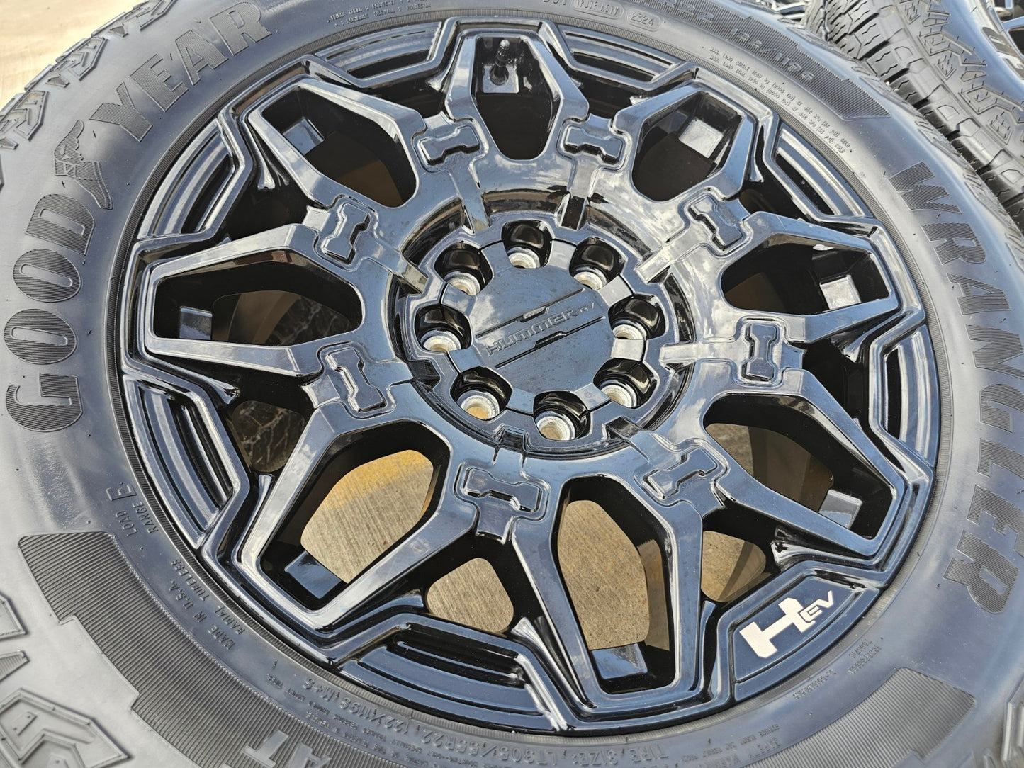 22" Hummer EV HEV 2500 OEM 8x165 14094 wheels rims 2024 2025 2026 2027