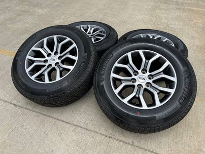 18" Ford F-150 Lariat OEM rims wheels 10342 tires NEW MICHELIN