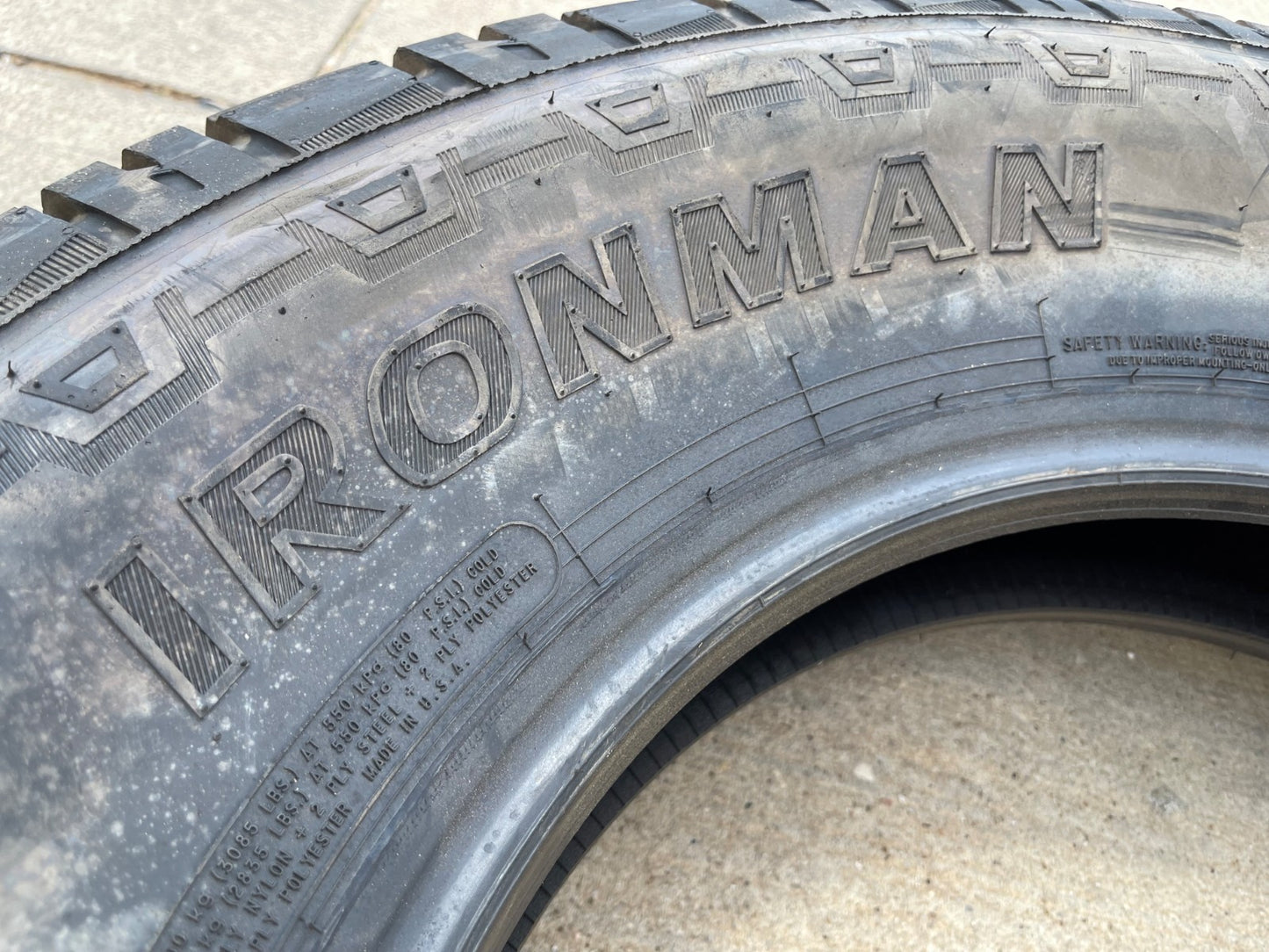 (1) 245/75/17 Ironman All Country A/T2 tire 245/75R17 M+S 120R LT 10 ply LRE NEW