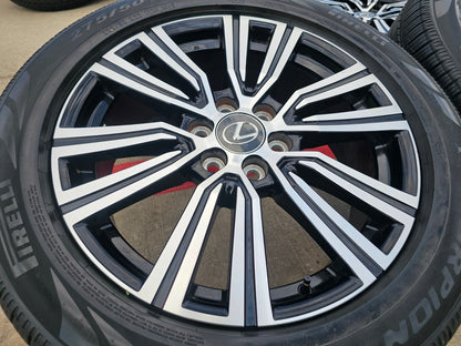 22" Lexus LX600 GX550 OEM wheels rims 74402 Toyota Tundra Sequoia SET PIRELLI