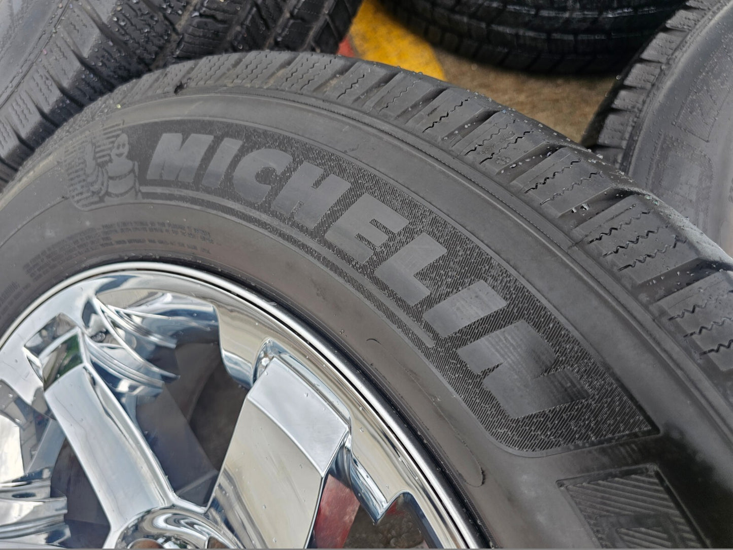 20" Dodge Ram 1500 OEM chrome wheels rims 2365 tires MICHELIN