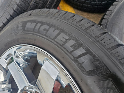 20" Dodge Ram 1500 OEM chrome wheels rims 2365 tires MICHELIN