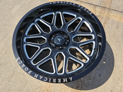 (1) 22x10 22" American Force AC001 Rush Ford F-150 Expedition rim wheel -18 NEW