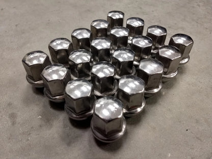 (20) 14x1.5 OEM Dodge RAM 1500 Charger Challenger SRT lug nuts polished OE