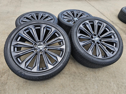24" Cadillac Escalade V PLATINUM OEM wheels rims tires 2024 2025 2026 2027 NEW