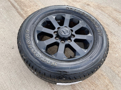 (1) 20" Dodge Ram 2500 3500 LARAMIE OEM 2700 black wheel rim tire spare