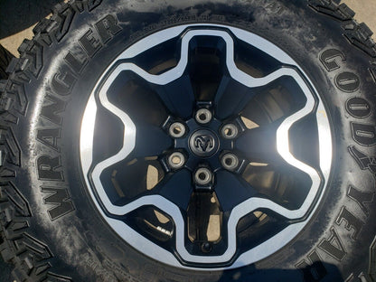 18" Dodge Ram 1500 TRX Black OEM 66002 wheels rims 35" IGNITION 2022 2023 2024