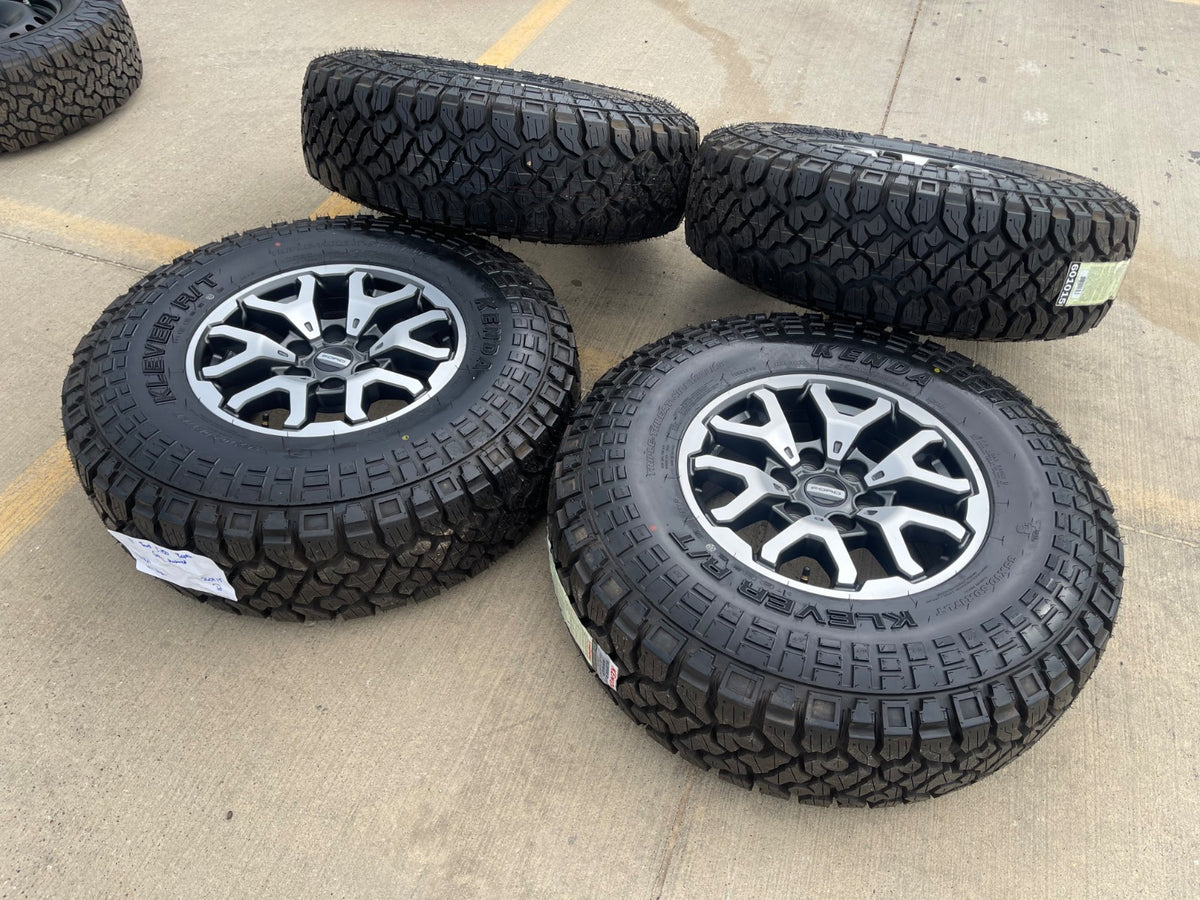 17" Ford F-150 Raptor Bronco OEM 95353 rims wheels SET KENDA R/T 35" NEW