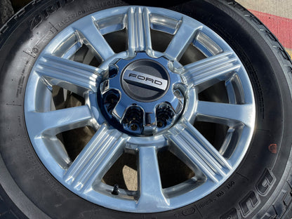 20" Ford F-250 F-350 Platinum OEM 10153 rims wheels POLISHED LARIAT SET