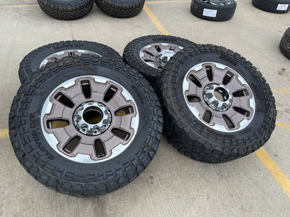 20" Ford F-250 F-350 OEM 10487 LIMITED KING RANCH tan wheels rims tires 35"