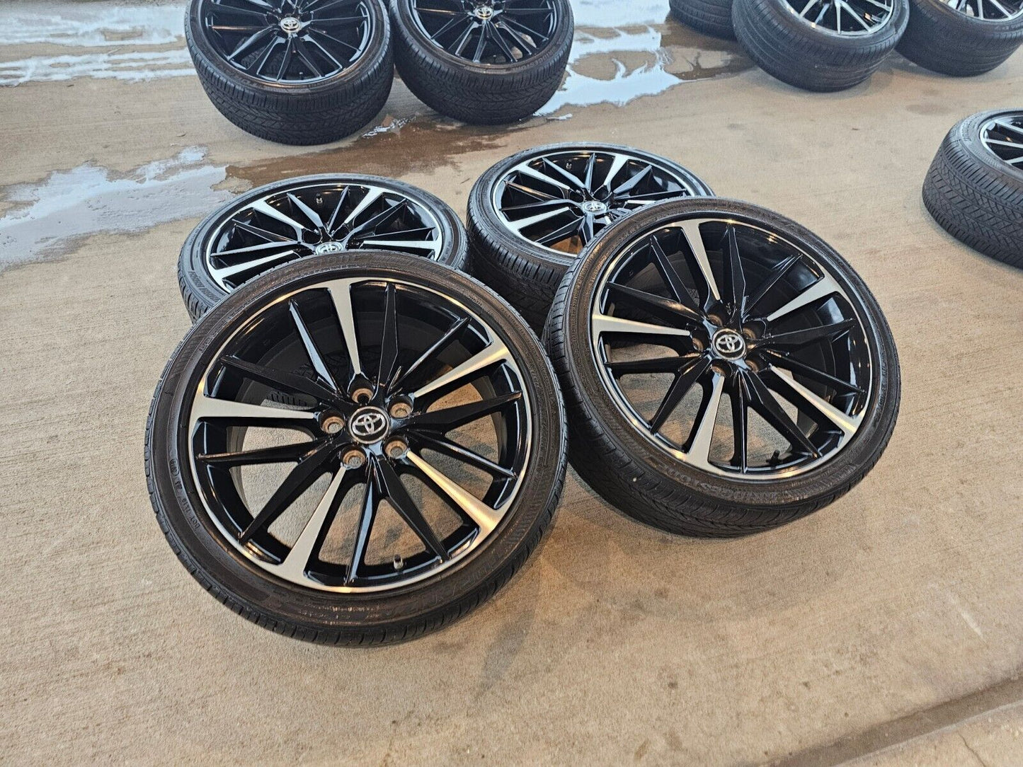 19" Toyota Camry OEM TRD black wheels rims 75222 Avalon Lexus