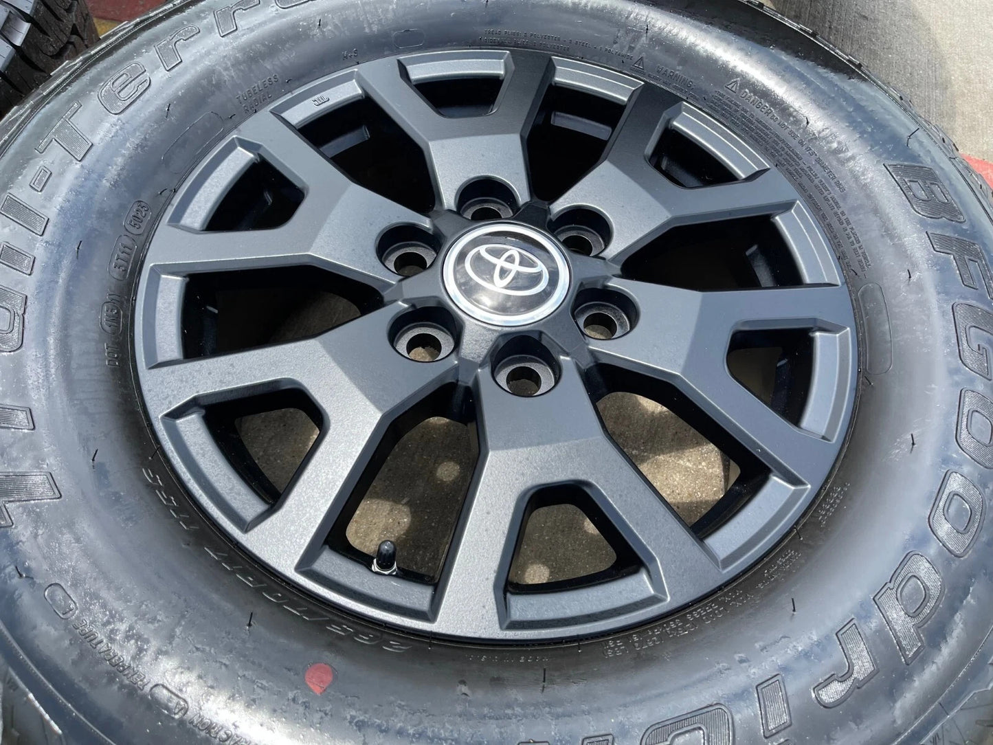 17" Toyota Tacoma 4Runner TRD OEM 10637 94254 wheels rims 2025 2026 NEW BFG