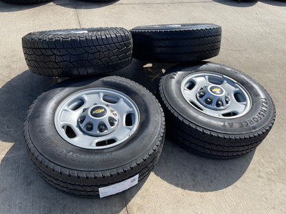 17" Chevy Silverado GMC Sierra 2500 OEM 8095 wheels rims FIRESTONE TRANSFORCE AT