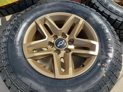 18" Chevy Silverado Tahoe ZR2 BRONZE OEM 5911 wheels rims tires NEW