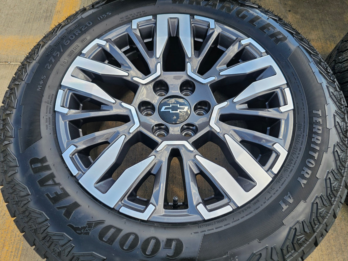20" Chevy Silverado Suburban Tahoe Z71 OEM wheels rims SET 2025 2026 2027 NEW