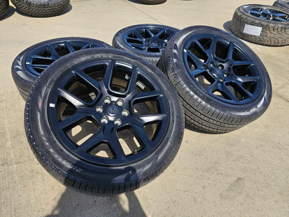 22" Dodge Ram 1500 OEM LIMITED Laramie 2725 2684 wheels rims black 2024 2025 NEW