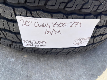 20" Chevy Silverado Z71 GMC Sierra Canyon OEM wheels rims SET 2025 2026 2027 NEW