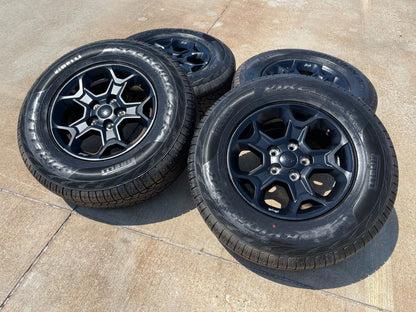 17" Jeep Wrangler Rubicon OEM wheels rims Gladiator 96832 9282 PIRELLI A/T NEW