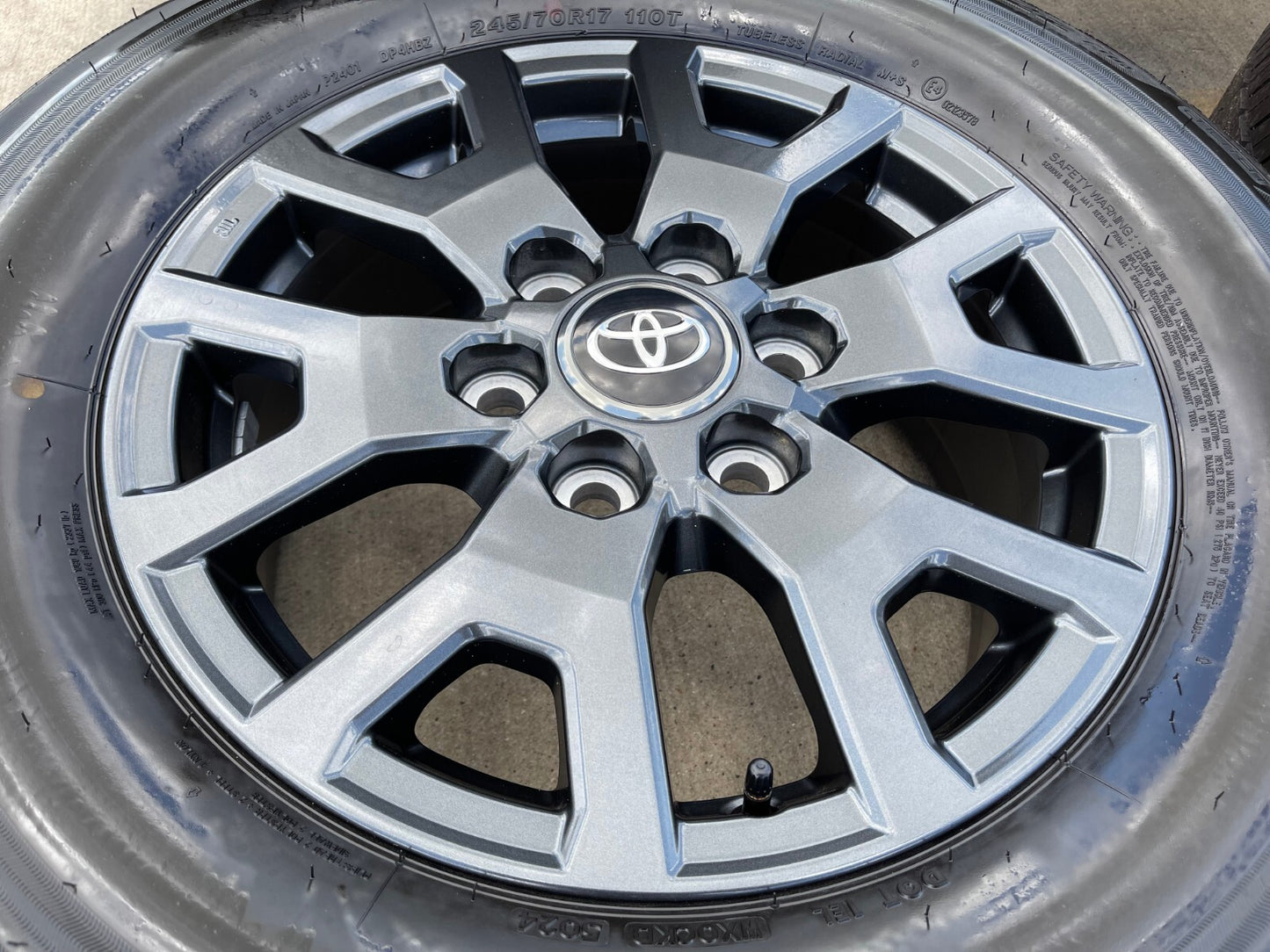 17" Toyota 4Runner Tacoma TRD OEM 94254 10637 wheels rims 2024 2025 2026 NEW