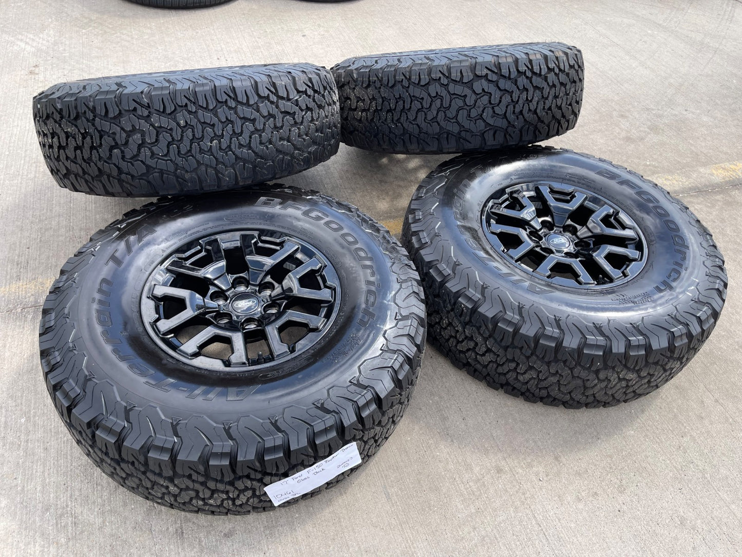 17" Ford F-150 Raptor Bronco OEM 10461 rims wheels 2025 2026 BFG KO2 A/T NEW 37"