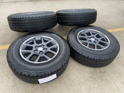 18" Jeep Gladiator Overland OEM wheels rims Wrangler 9241 tires BRIDGESTONE A/T