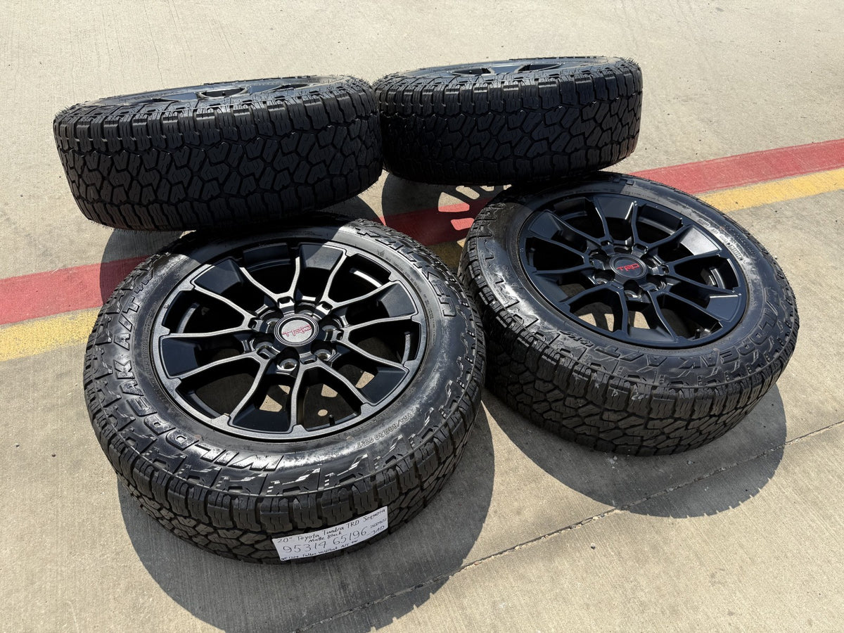 20" Toyota Tundra TRD OEM wheels rims 95314 65196 Sequoia FALKEN A/T4 SET