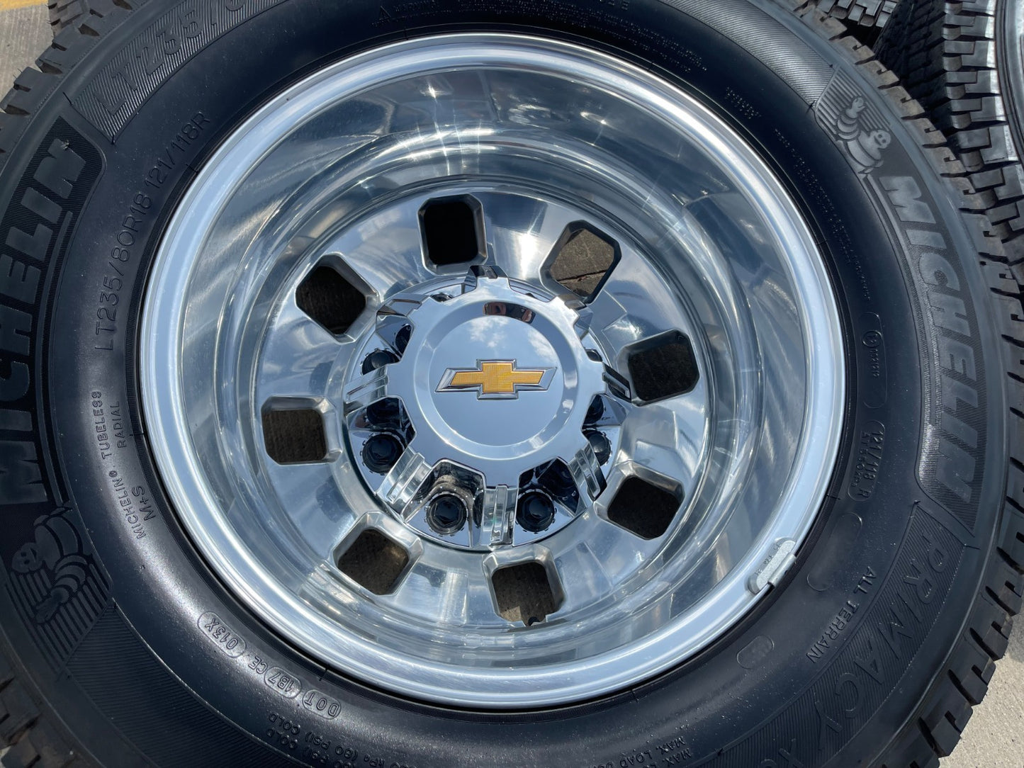 18" Chevy Silverado GMC Sierra 3500 Dually rims wheels OEM 14127 14129 SET NEW